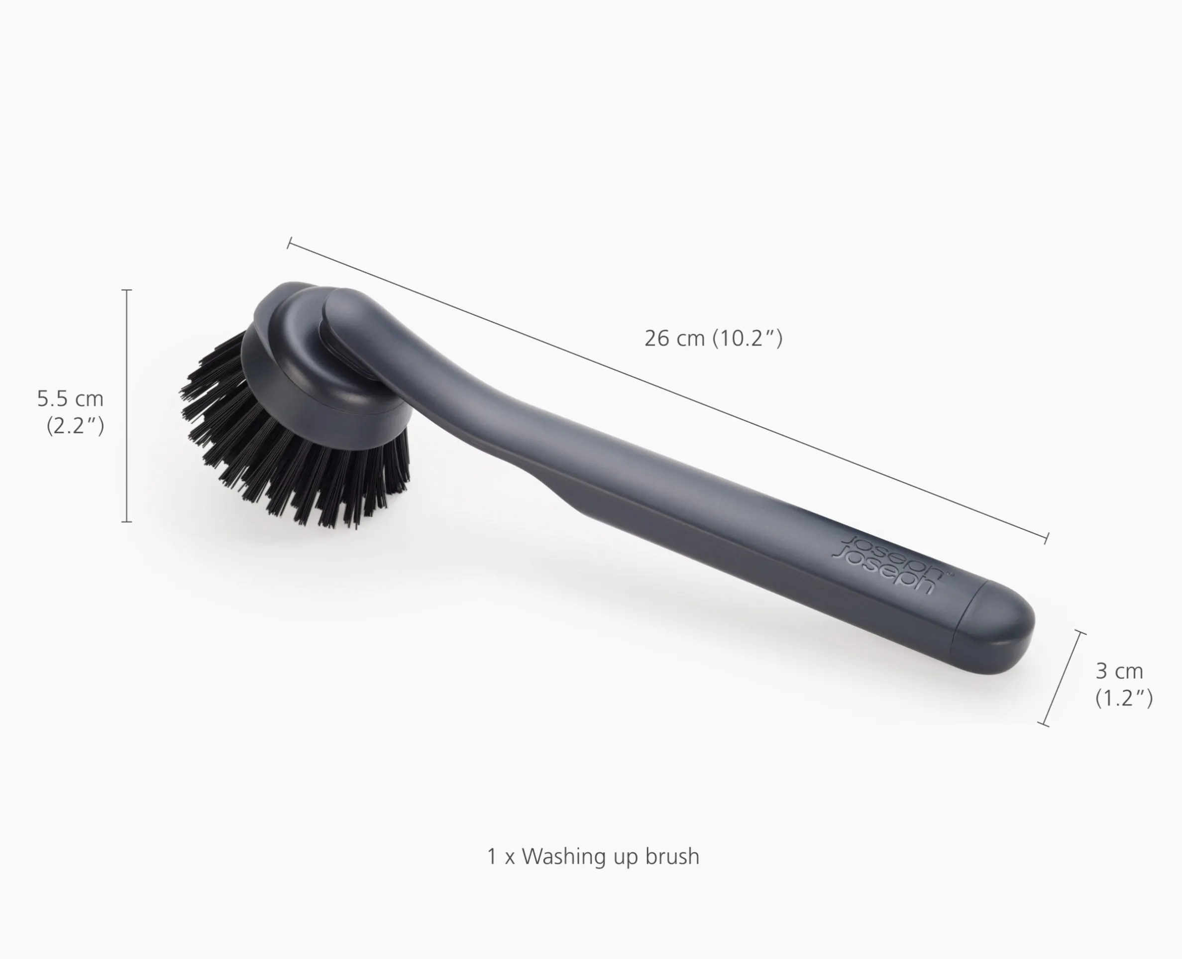Brosse à Vaisselle avec Tête de Rechange et 4 Têtes Supplémentaires
