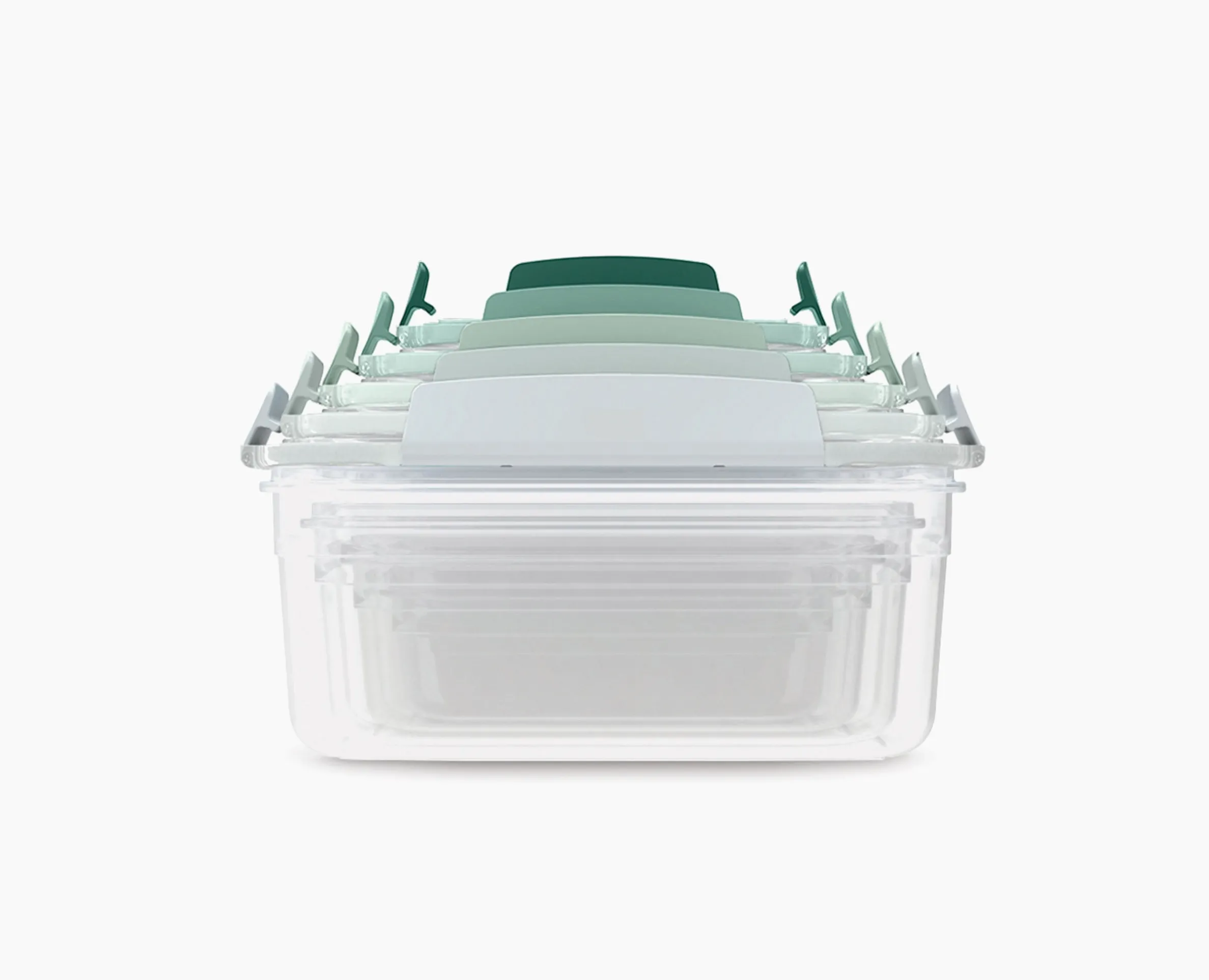 Lot de 5 Boîtes de Conservation Compactes Plastique en Vert Nest™ - Éditions
