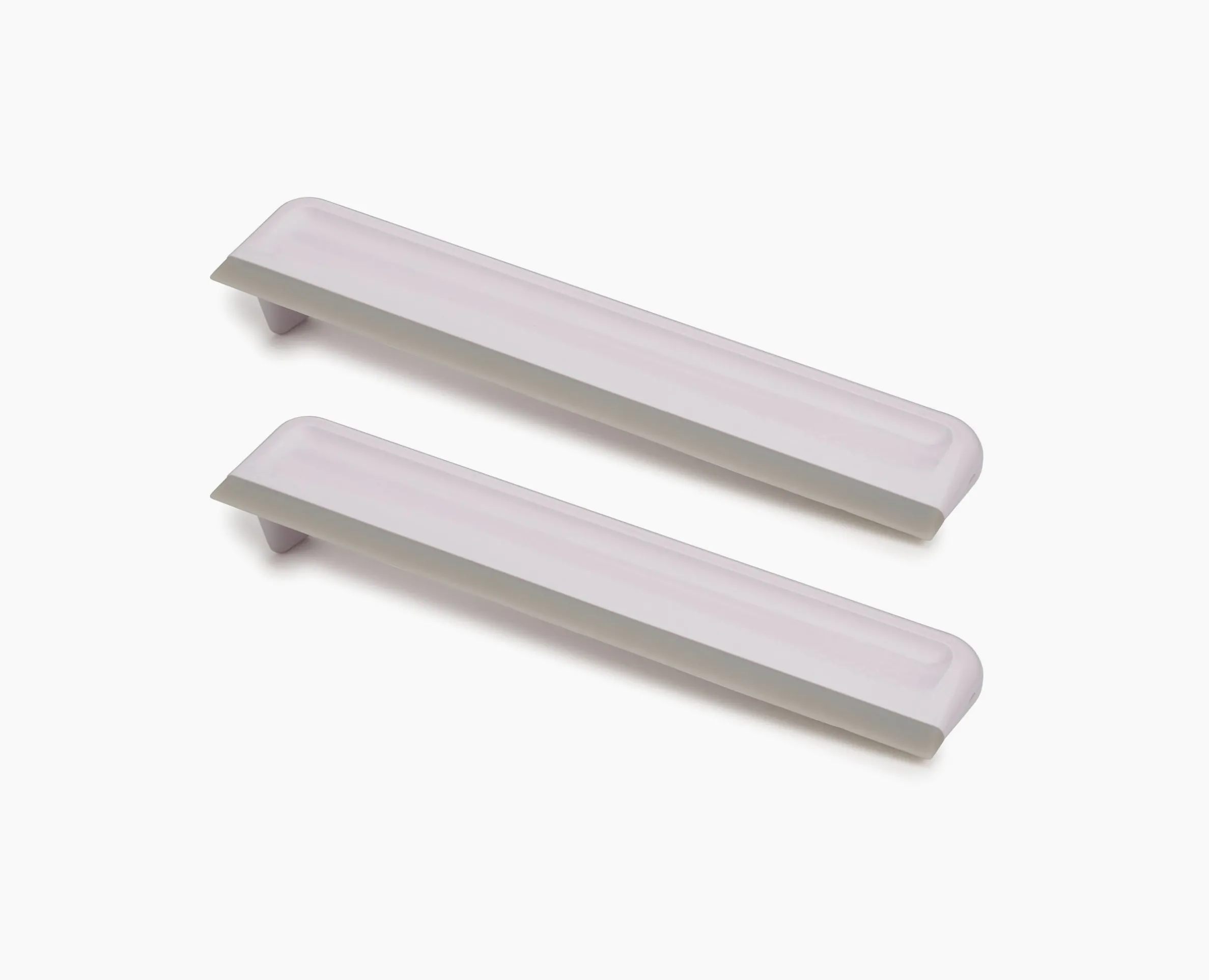 Lot de 2 Raclettes de Douche Grises Claires EasyStore™
