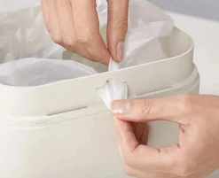 Lot de 4 sacs poubelles pour déchets alimentaires blancs IW2 4L