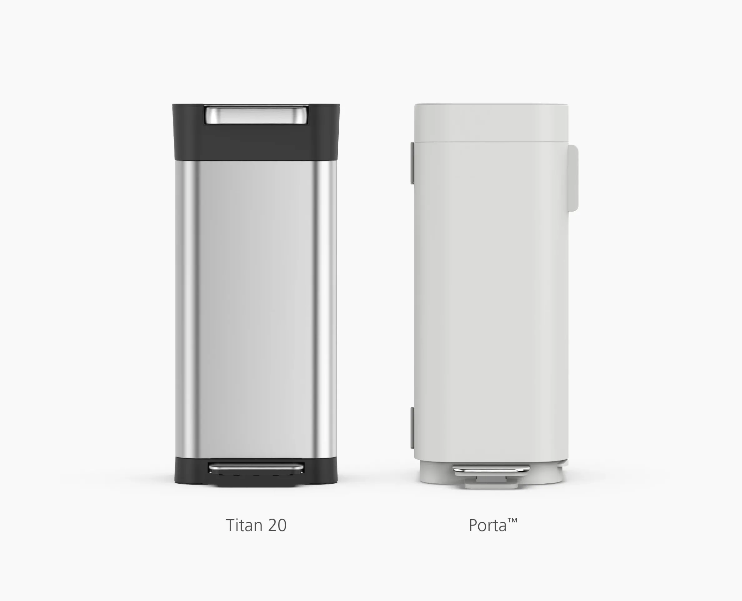 Lot de 4 sacs poubelles recyclés gris IW5 40L