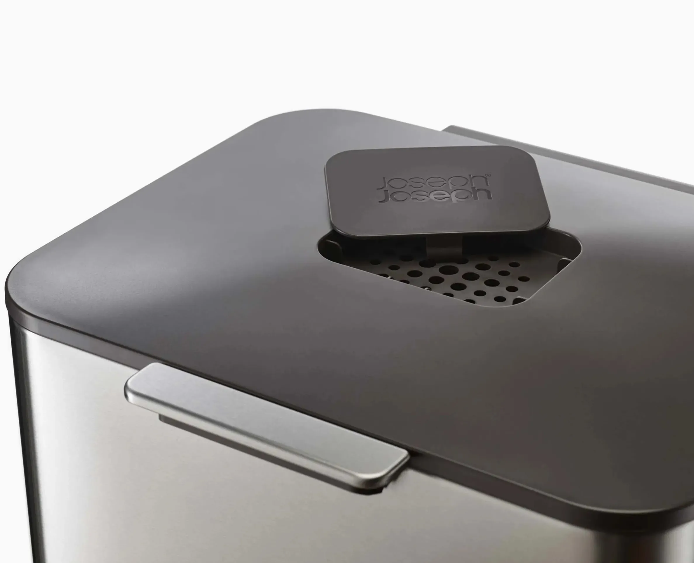 Poubelle de Tri 60l Inox Totem Max