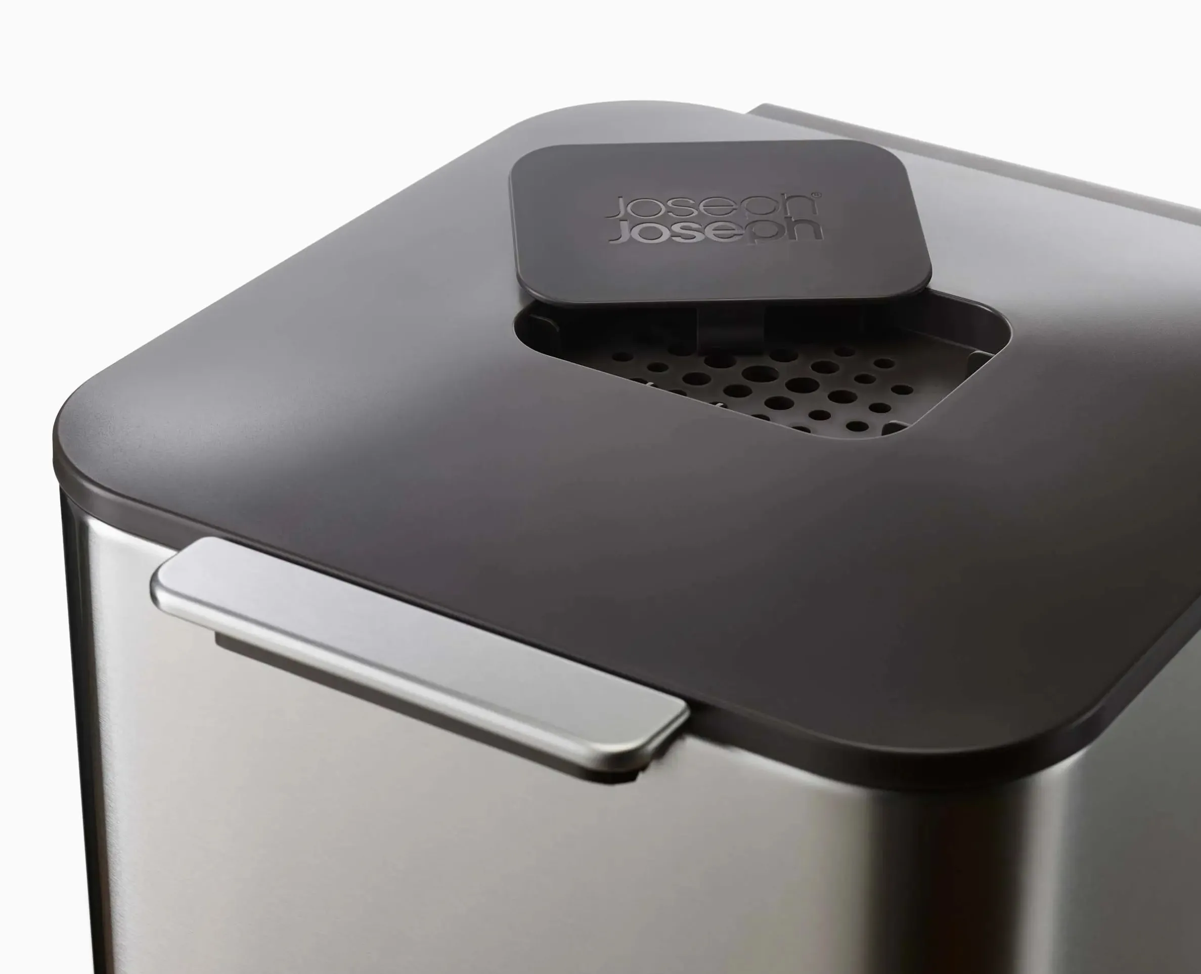 Poubelle de Tri Sélectif Inox 40 Litres Totem