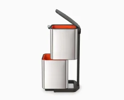 Poubelle de Tri Sélectif Inox 40 Litres Totem