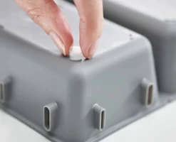 Set Compartiment de Rangement 10 pièces en Gris Blox™