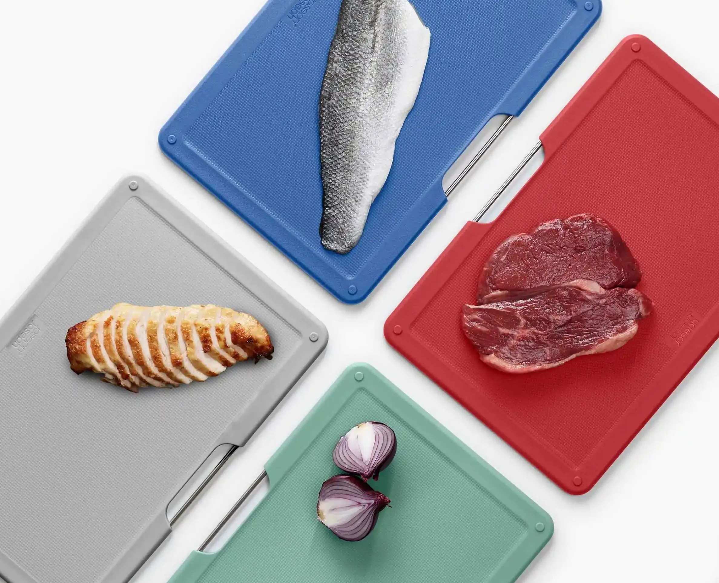 Set de 4 Planches à Découper Gris Côtier Folio™