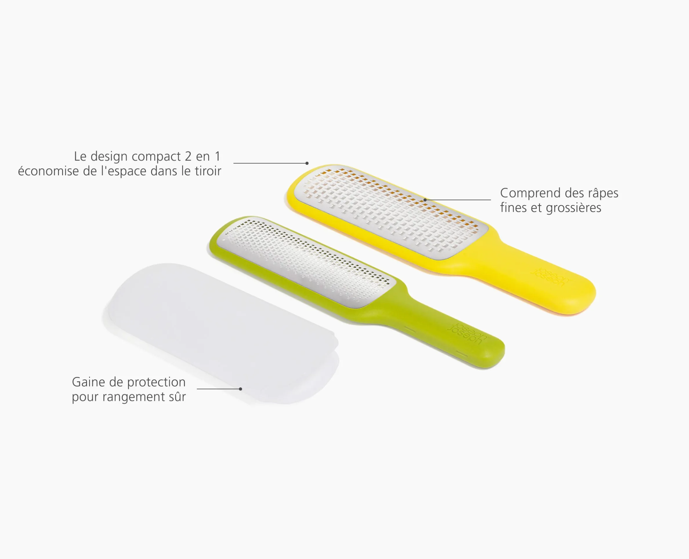 Set de 2 Râpe et Zesteur à Palette Nest™