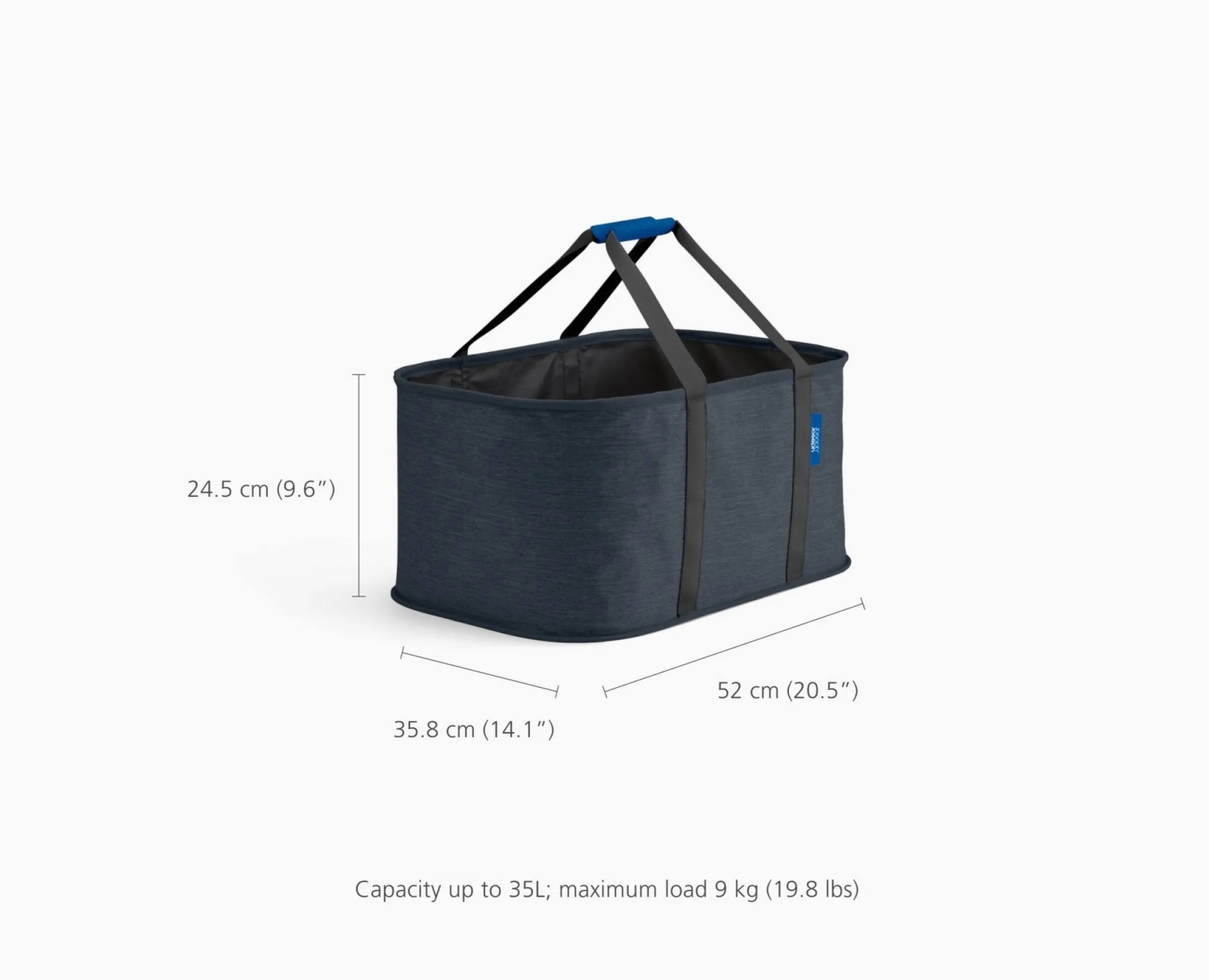 Set de Paniers à Linge 90L Tota Trio et Panier Pliable 35L Hold-All™ Noir